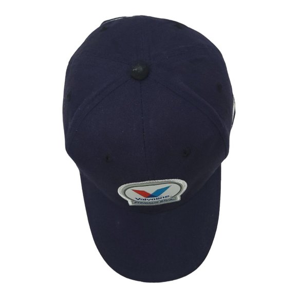 Valvoline Logo Patch Cummins Strapback Cap Trucker Baseball Hat Otto Blue - Picture 6 of 15